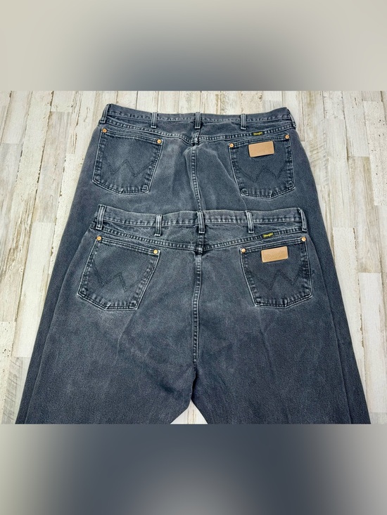 Wrangler Other - Wrangler Jeans Men's 42x33 Black Cowboy Western Outdoors 13MW2WK Lot Of 2